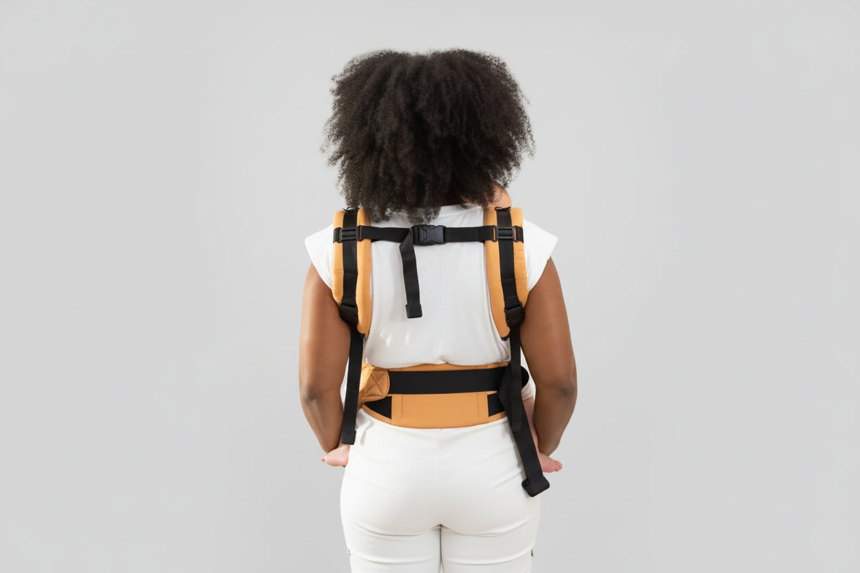 Mochila Evolutiva Ergonômica para Bebê Caramelo