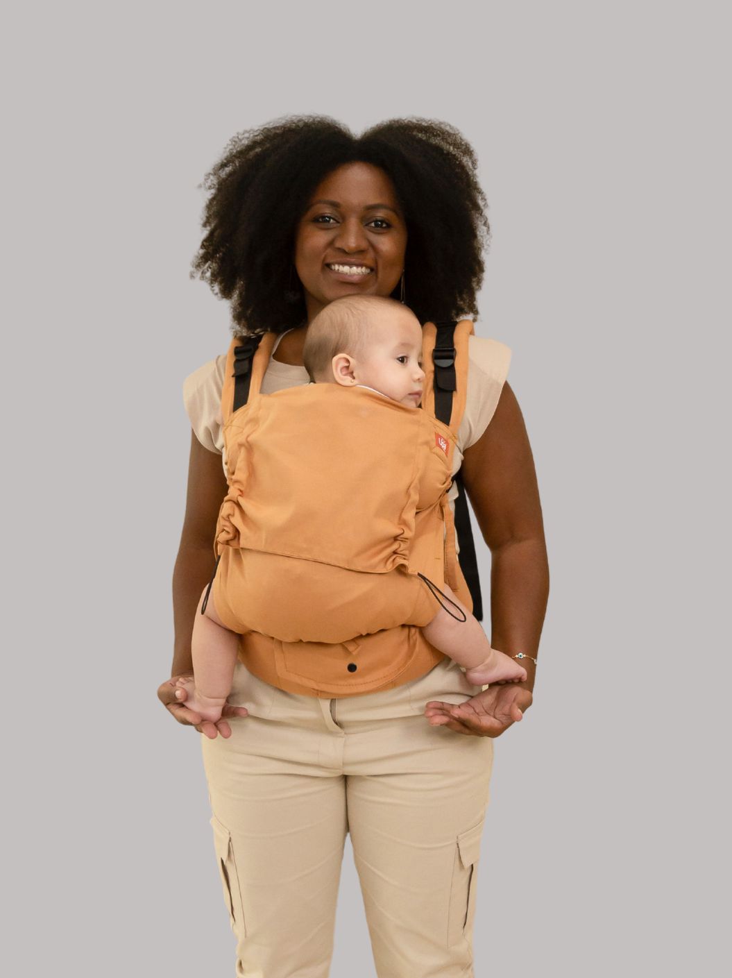 Mochila Evolutiva Ergonômica para Bebê Caramelo
