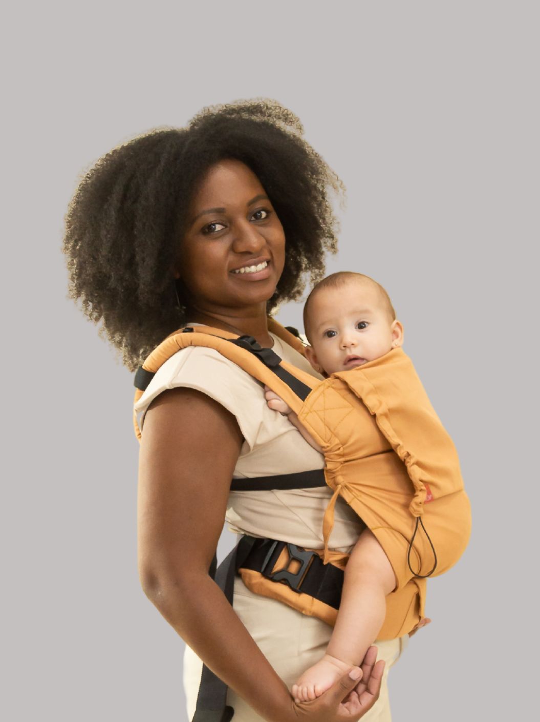 Mochila Evolutiva Ergonômica para Bebê Caramelo