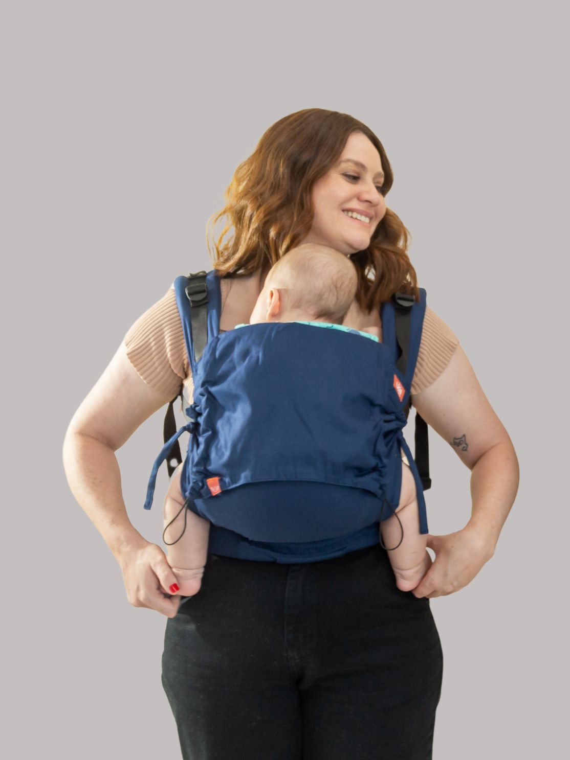 Mochila Evolutiva Ergonômica para Bebê Marinho