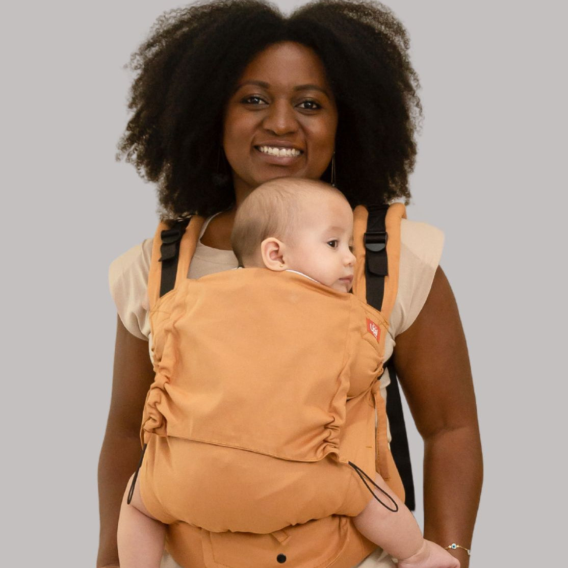 Mochila Evolutiva Ergonômica para Bebê Caramelo