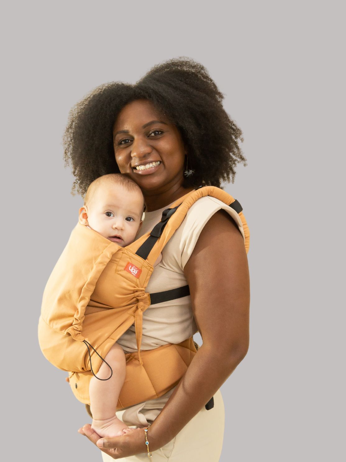 Mochila Evolutiva Ergonômica para Bebê Caramelo
