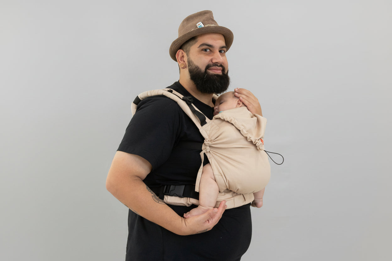 Mochila Evolutiva Ergonômica para Bebê Areia