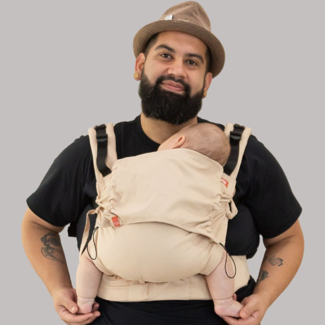 Mochila Evolutiva Ergonômica para Bebê Areia