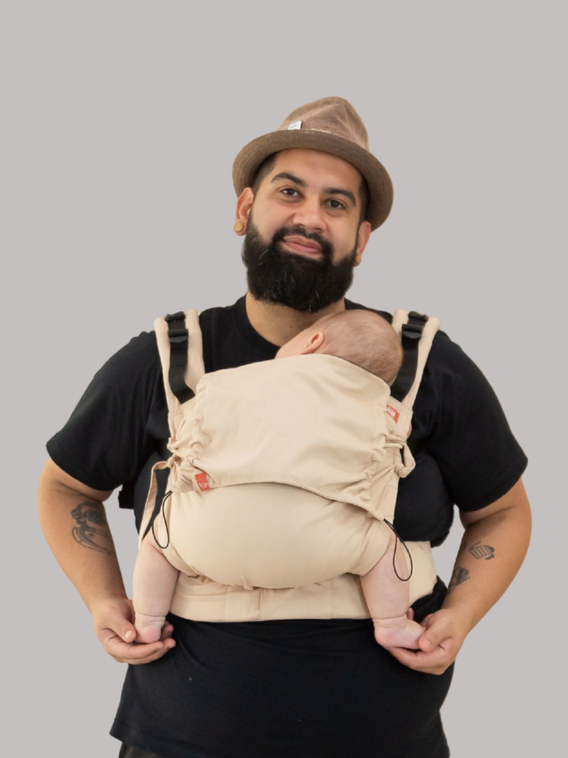 Mochila Evolutiva Ergonômica para Bebê Areia