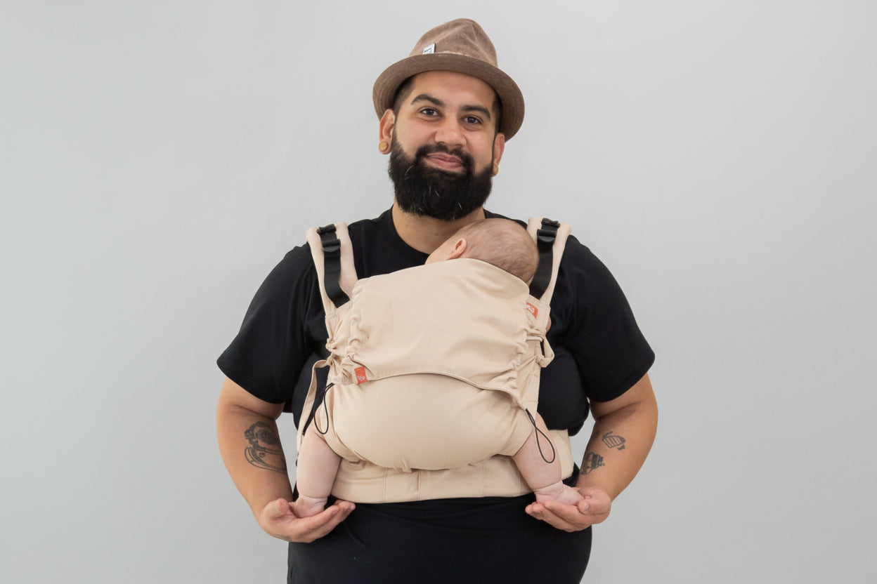 Mochila Evolutiva Ergonômica para Bebê Areia